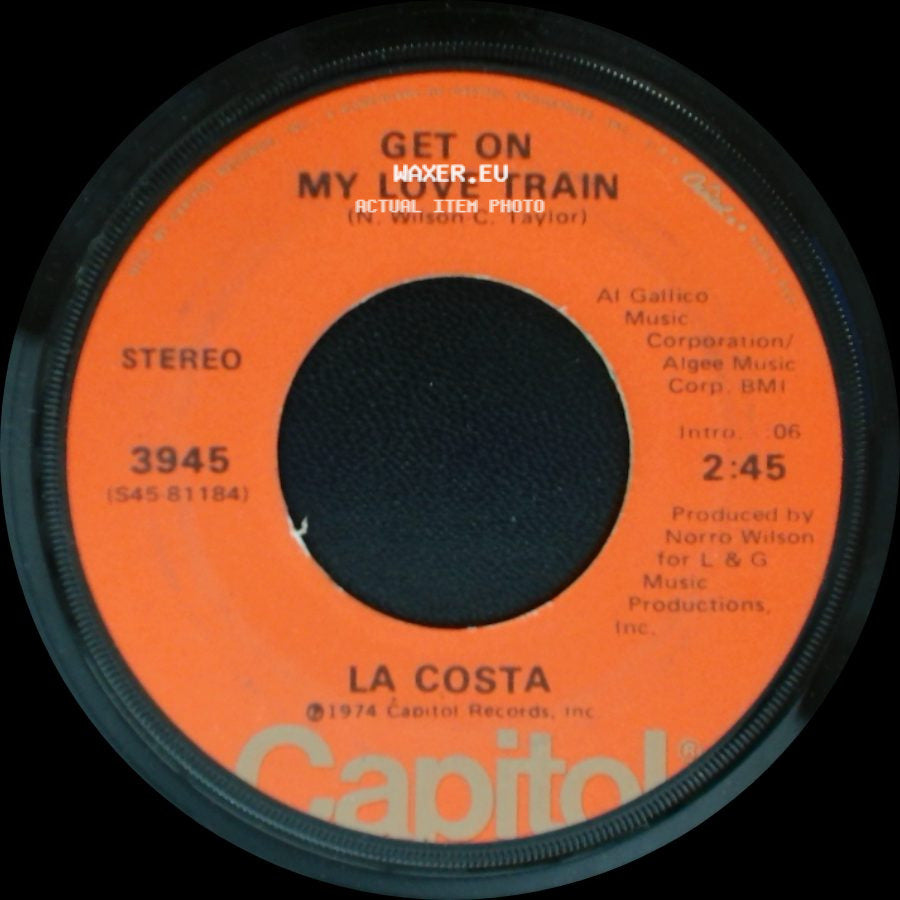 La Costa - Get On My Love Train / I Can Feel Love Growing side A