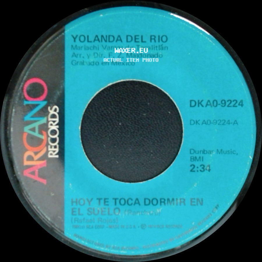 Yolanda Del Rio - Migajas De Nada / Hoy Te Toca Dormir En El Suelo side B