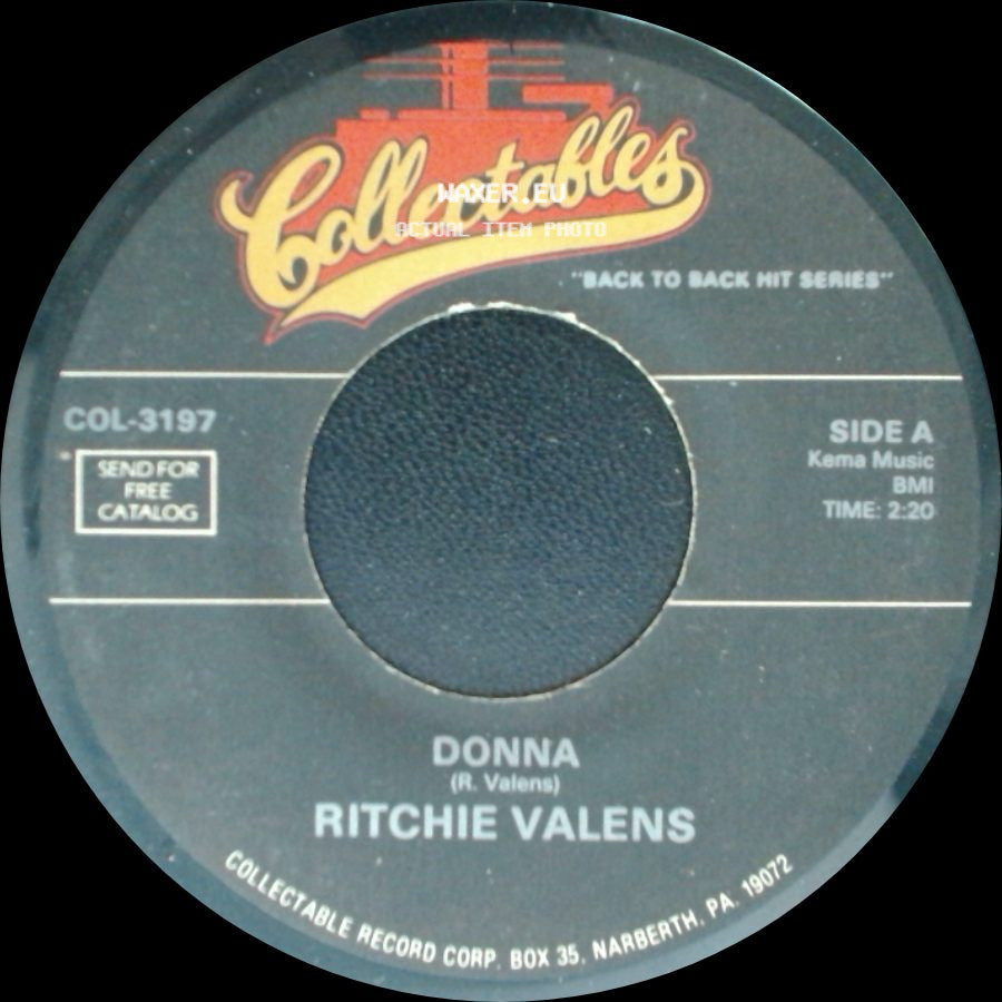 Ritchie Valens - Donna / La Bamba side A
