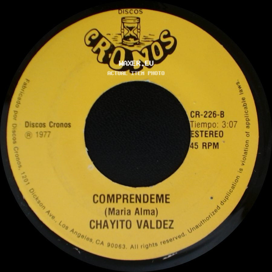 Chayito Valdez - Si Fueras Libre / Comprendeme side B