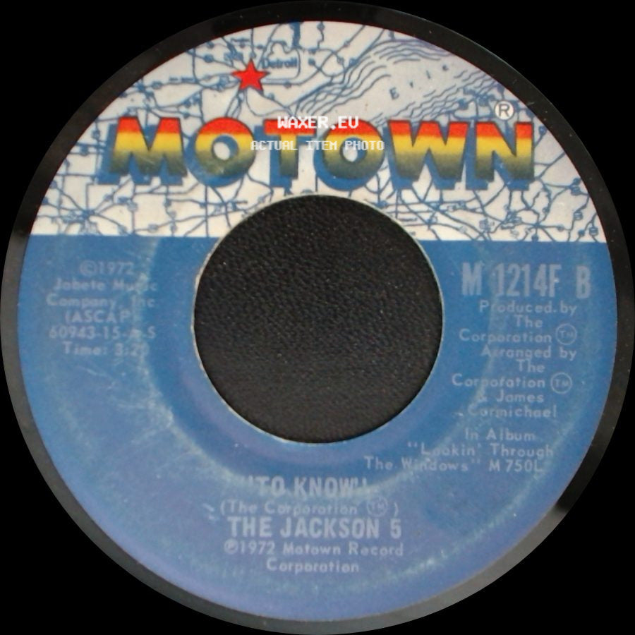 The Jackson 5 - I Wanna Know! / Corner Of The Sky side A
