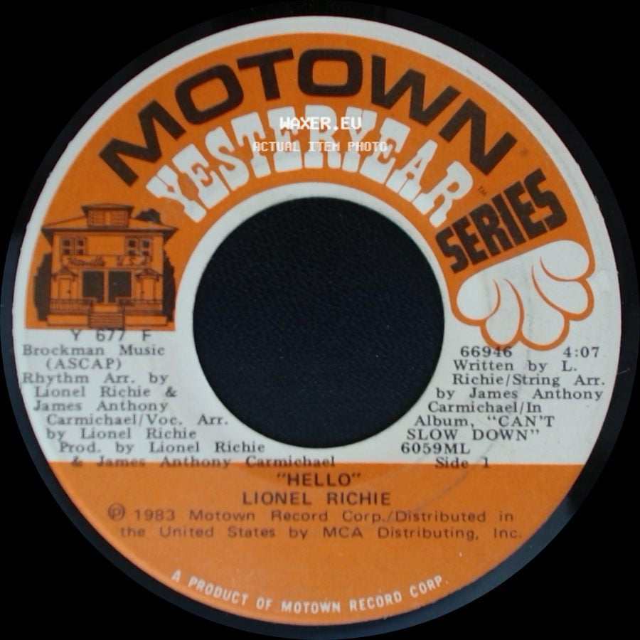 Lionel Richie - Hello / Stuck On You side A