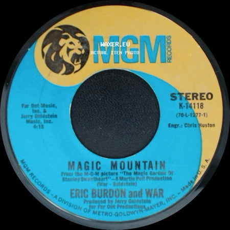 Eric Burdon And War - Magic Mountain / Spill The Wine side A