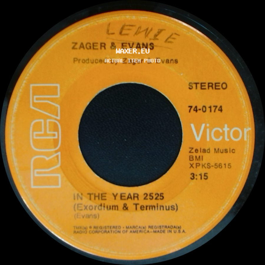 Zager & Evans - Little Kids / In The Year 2525 (Exordium & Terminus) side B