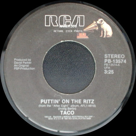 Taco - Puttin' On The Ritz / Livin' In My Dream World side A