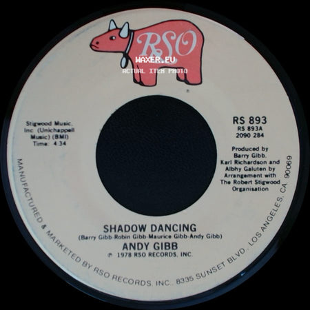 Andy Gibb - Let It Be Me / Shadow Dancing side B