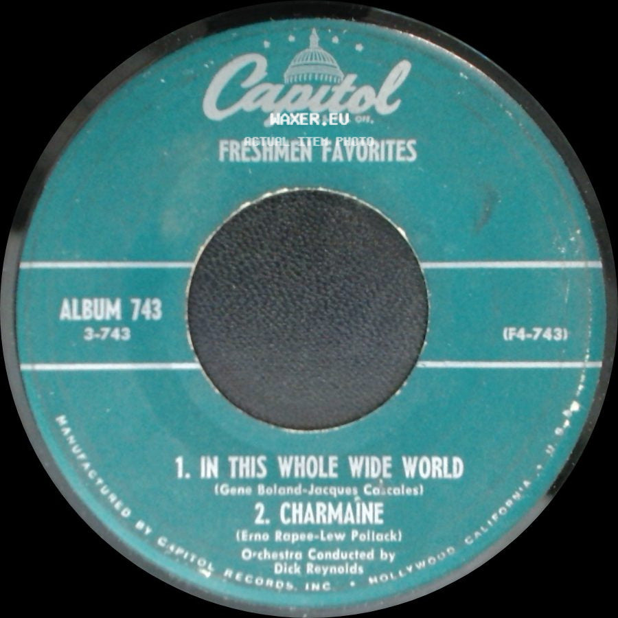 Unknown Artist - In This Whole Wide World / Charmaine / Unknown Title B side A