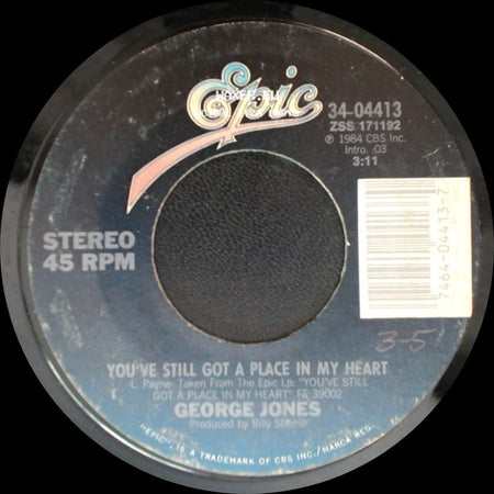George Jones - I'm Ragged But Right / You've Still Got A Place In My Heart side B