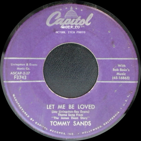 Tommy Sands - Fantastically Foolish / Let Me Be Loved side B