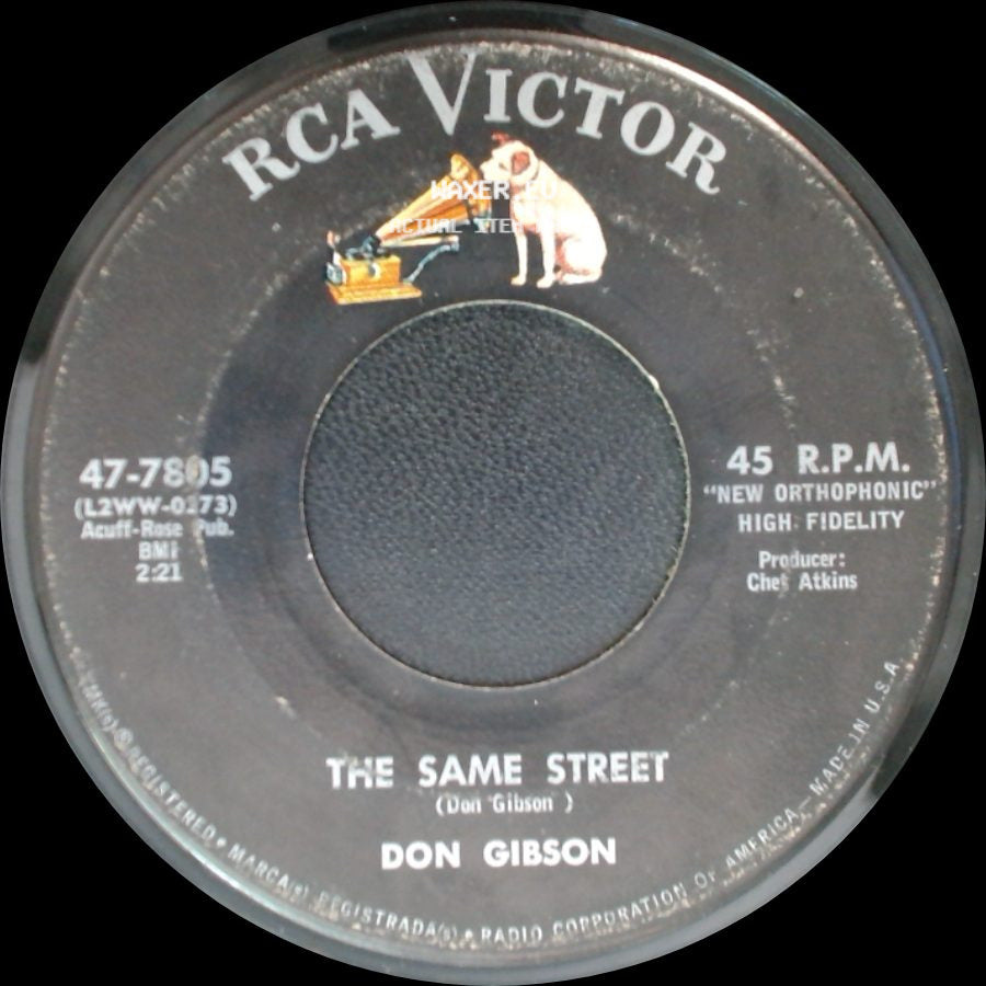 Don Gibson - Sweet Dreams / The Same Street side B