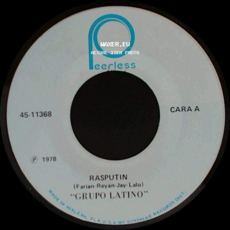 Grupo Latino - Rasputin / Siento Rabia side A