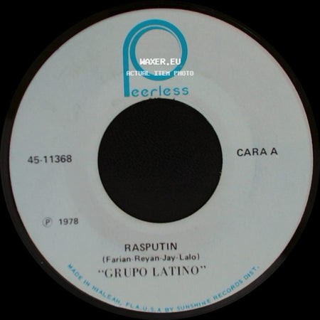 Grupo Latino - Rasputin / Siento Rabia side A