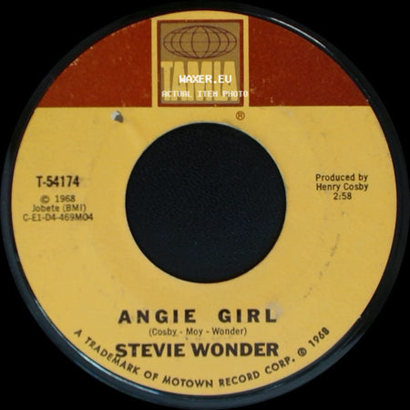 Stevie Wonder - For Once In My Life / Angie Girl side B