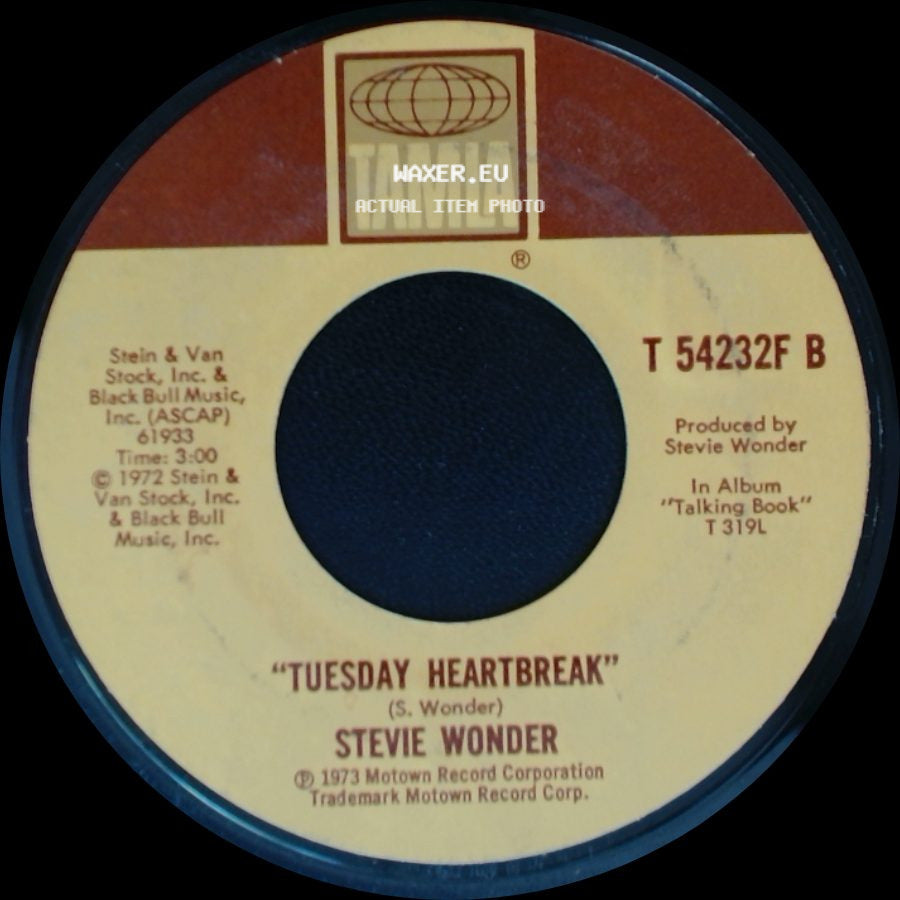 Stevie Wonder - You Are The Sunshine Of My Life / "Tuesday Heartbreak" side B