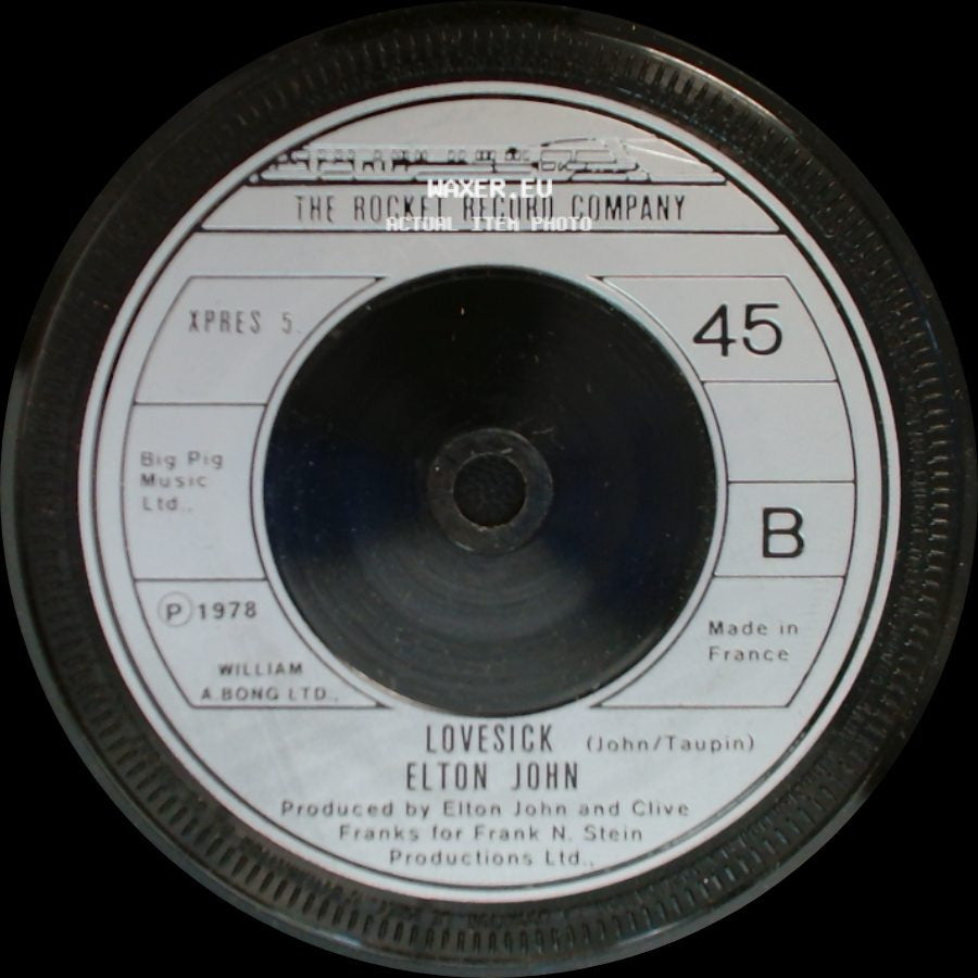 Elton John - Lovesick / Song For Guy side A