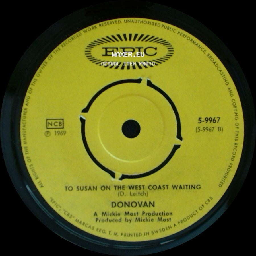 Donovan - To Susan On The West Coast Waiting / Atlantis side A
