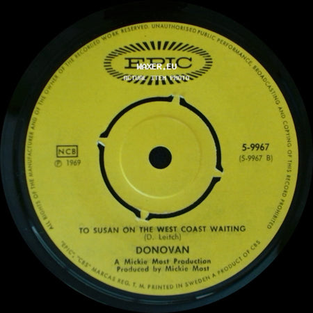 Donovan - To Susan On The West Coast Waiting / Atlantis side A