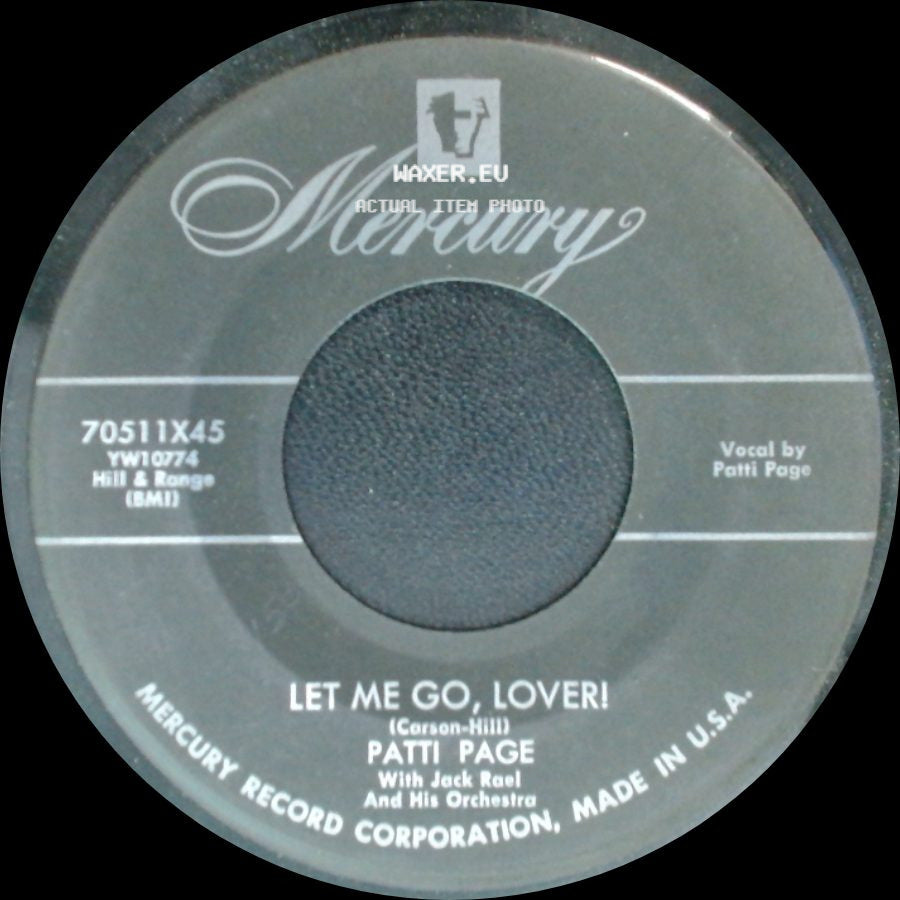 Patti Page - Hocus-Pocus / Let Me Go, Lover! side B