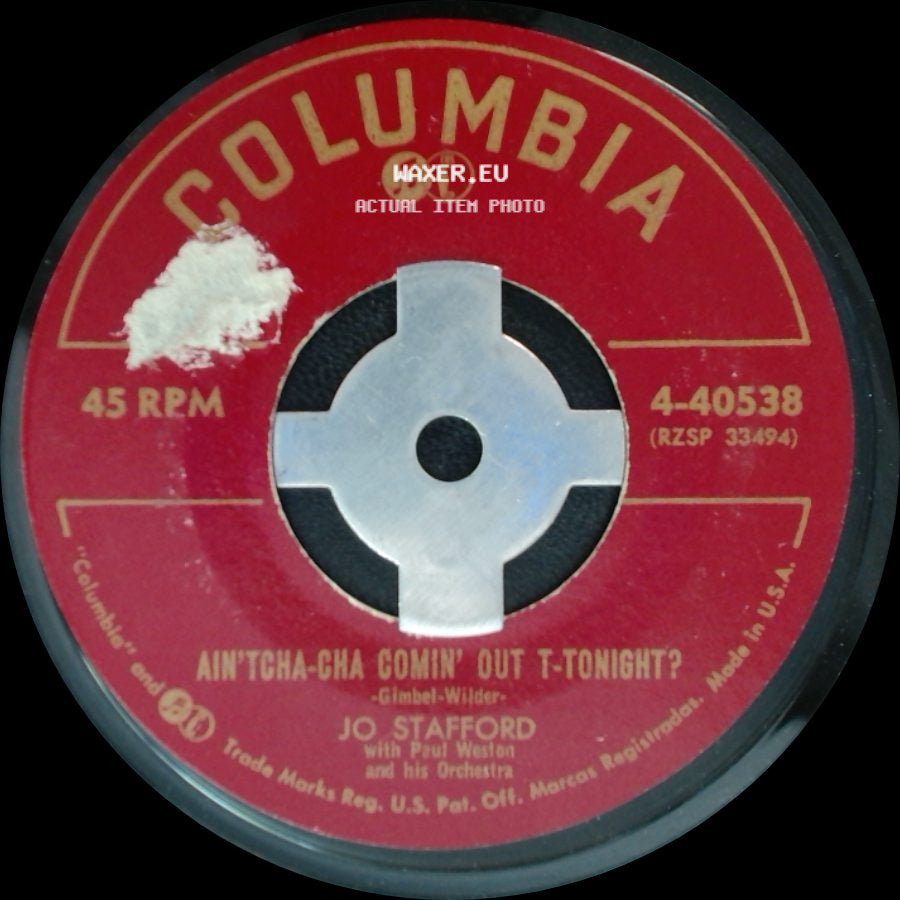 Jo Stafford - St. Louis Blues / Ain'tcha-Cha Comin' Out T-Tonight? side B
