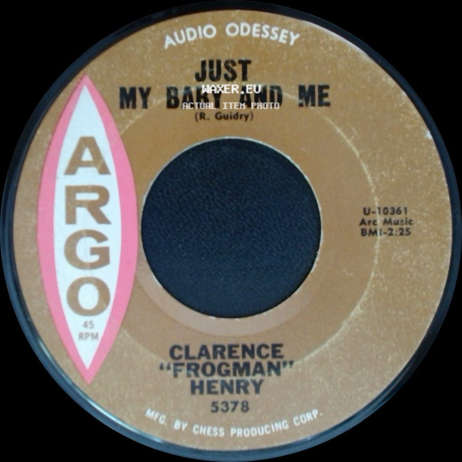 Clarence "Frogman" Henry - I Don't Know Why / Just My Baby And Me side B