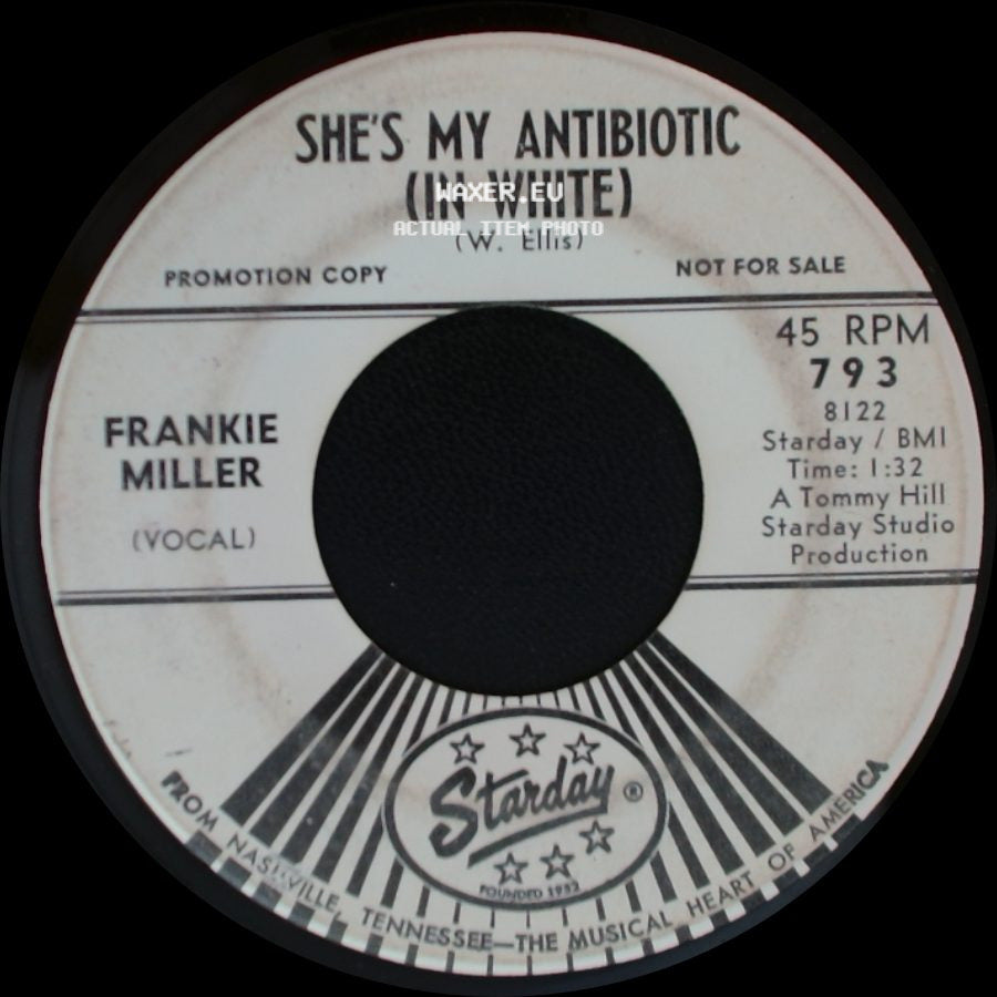 Frankie Miller - Fickle Hand Of Fate / She's My Antibiotic (In White) side B