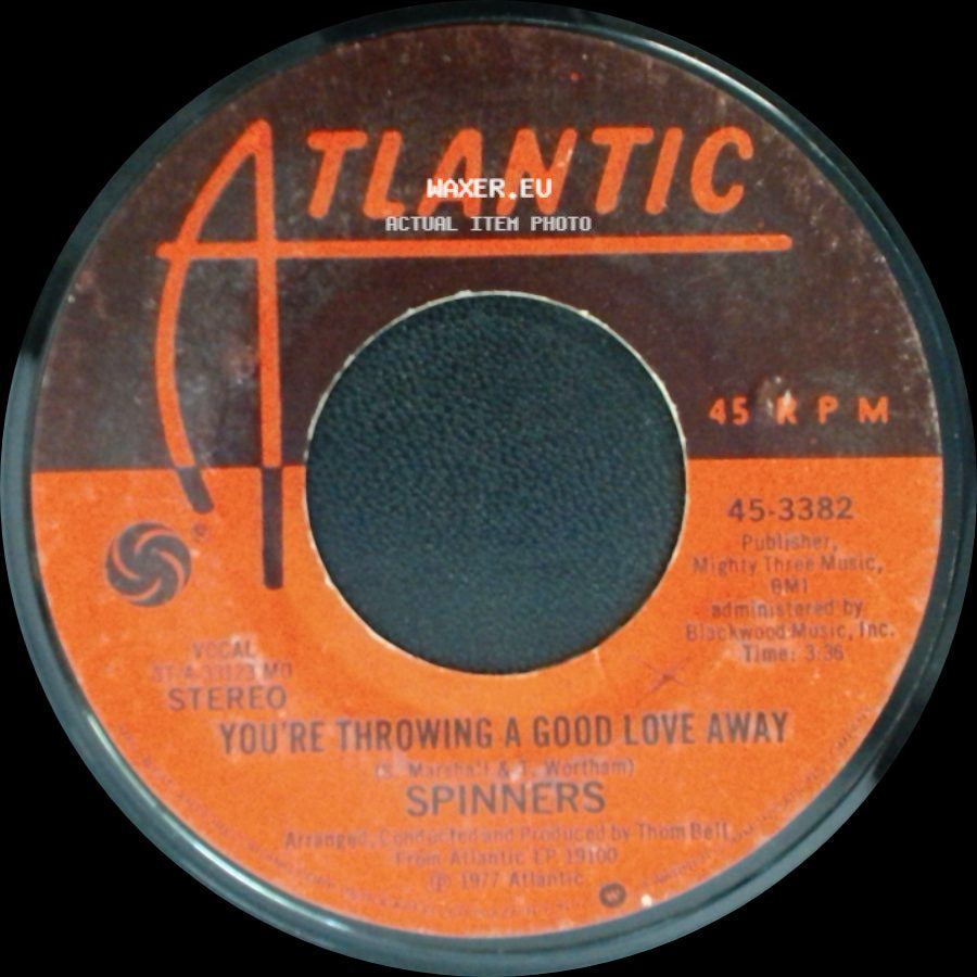 Spinners - You're Throwing A Good Love Away / You're All I Need In Life side A
