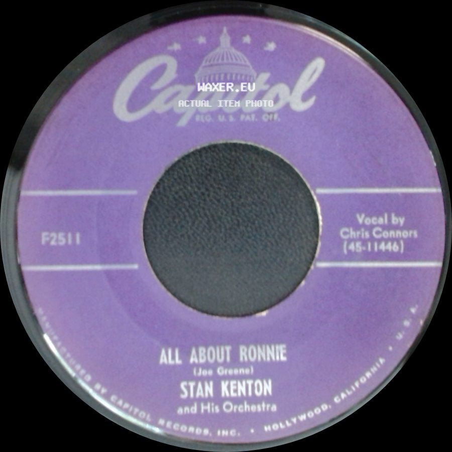 Stan Kenton And His Orchestra - Baia / All About Ronnie side B