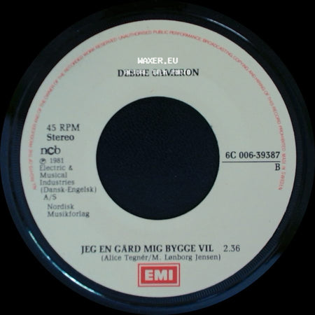 Debbie Cameron Og Tommy Seebach / Debbie Cameron - Krøller Eller Ej / Jeg En Gård Mig Bygge Vil side B