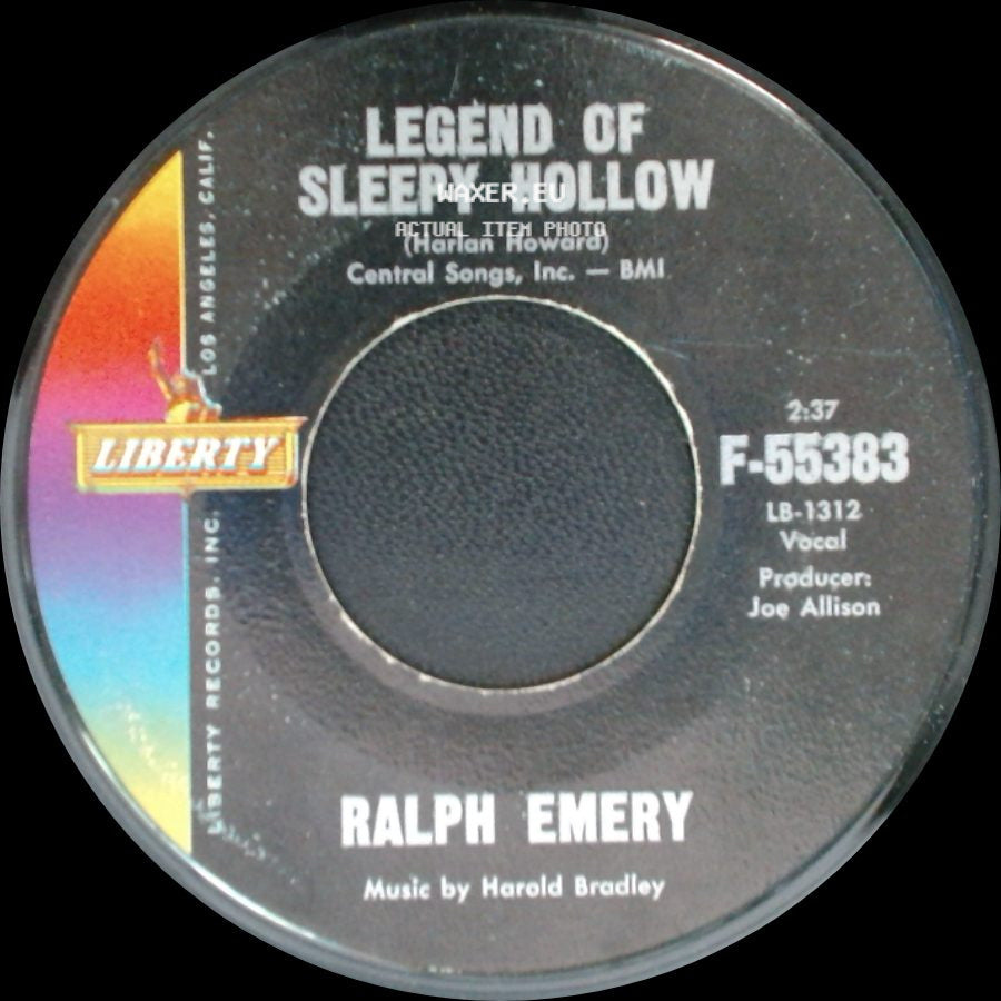 Ralph Emery - I'll Take Good Care Of Your Baby / Legend Of Sleepy Hollow side B