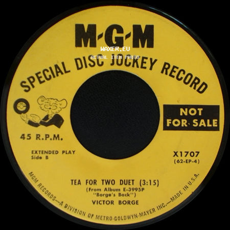Victor Borge - Inflationary Language / Tea For Two Duet (3:15) side B