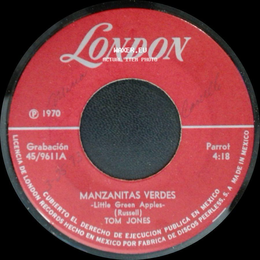 Tom Jones - Manzanitas Verdes -Little Green Apples- / Hey Jude side A