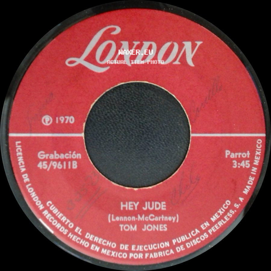 Tom Jones - Manzanitas Verdes -Little Green Apples- / Hey Jude side B