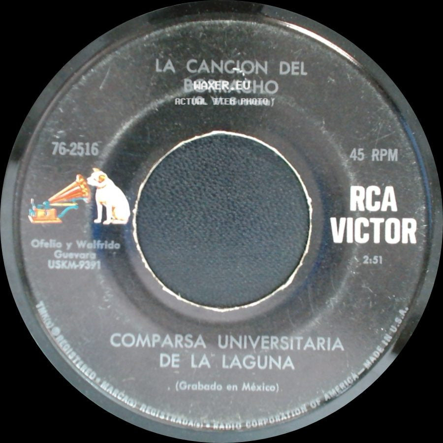 Comparsa Universitaria De La Laguna - Un Ratito / La Cancion Del Borracho side B