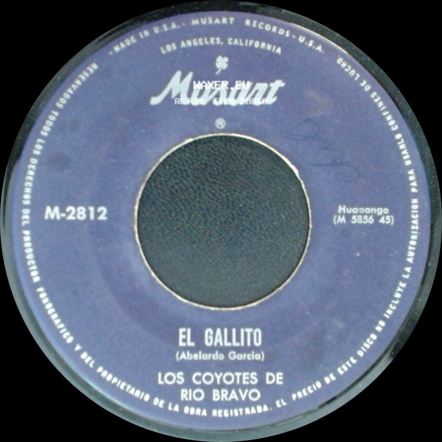 Los Coyotes De Rio Bravo - El Lucero / El Gallito side B