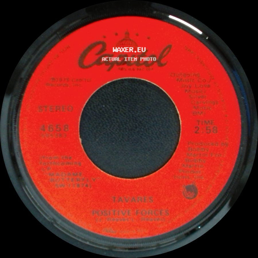 Tavares - Positive Forces / Never Had A Love Like This Before side A