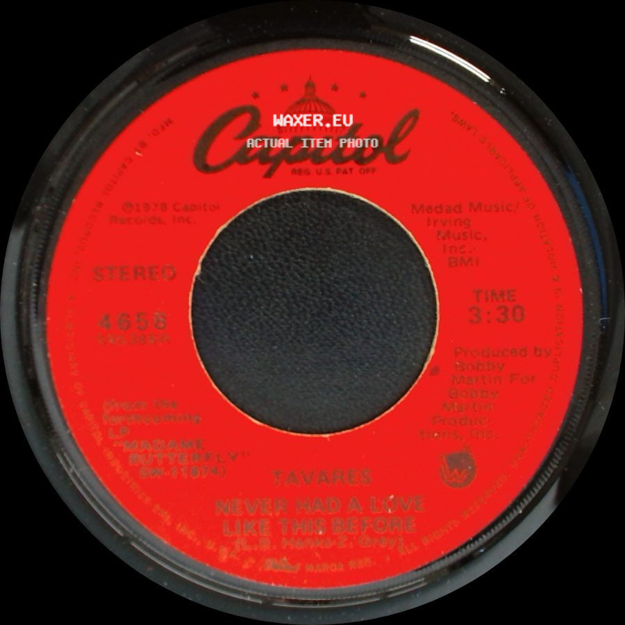 Tavares - Positive Forces / Never Had A Love Like This Before side B