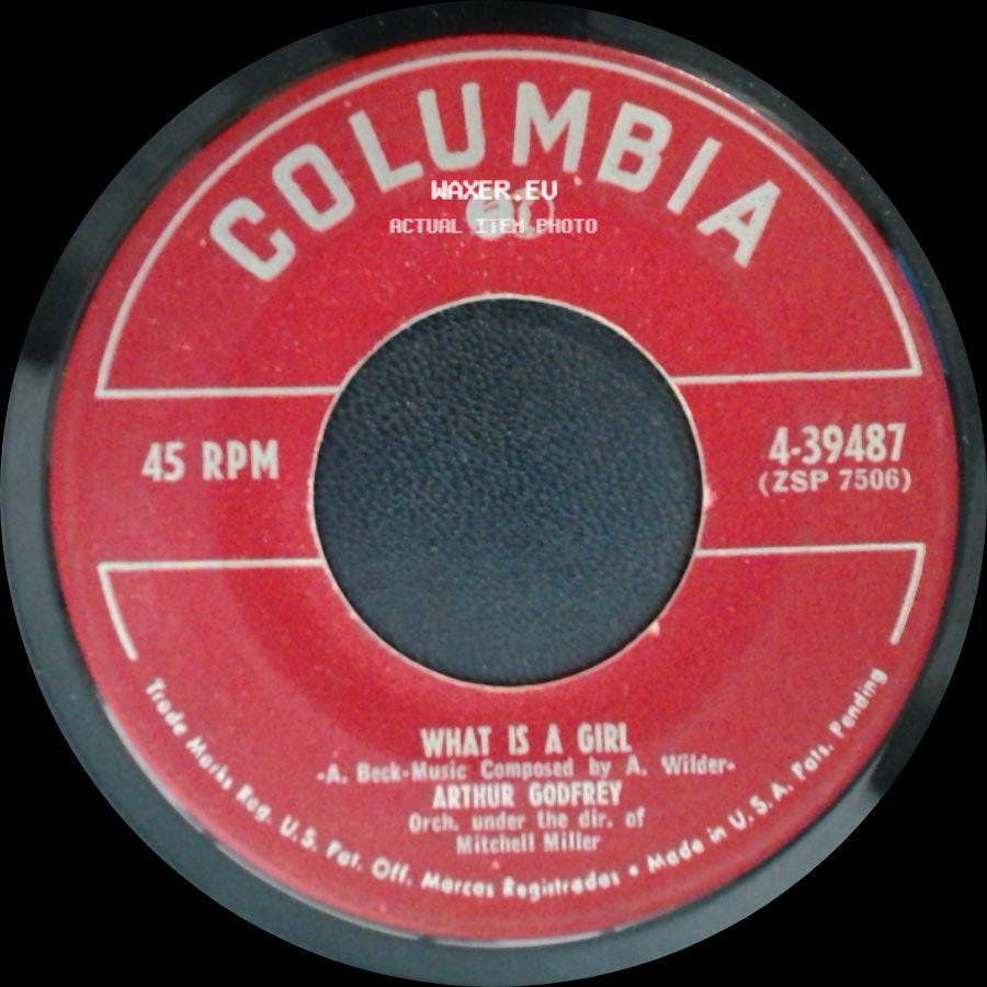 Arthur Godfrey - What Is A Boy / What Is A Girl side B
