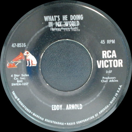 Eddy Arnold - Laura Lee / What's He Doing In My World side B
