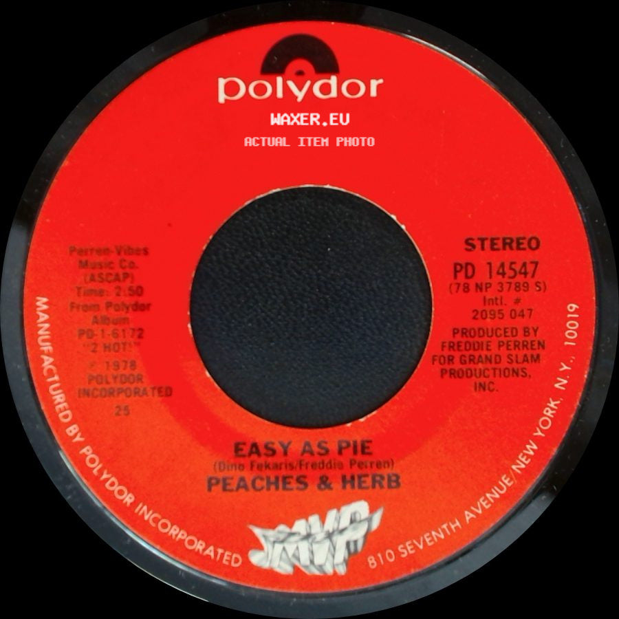 Peaches & Herb - Reunited / Easy As Pie side B