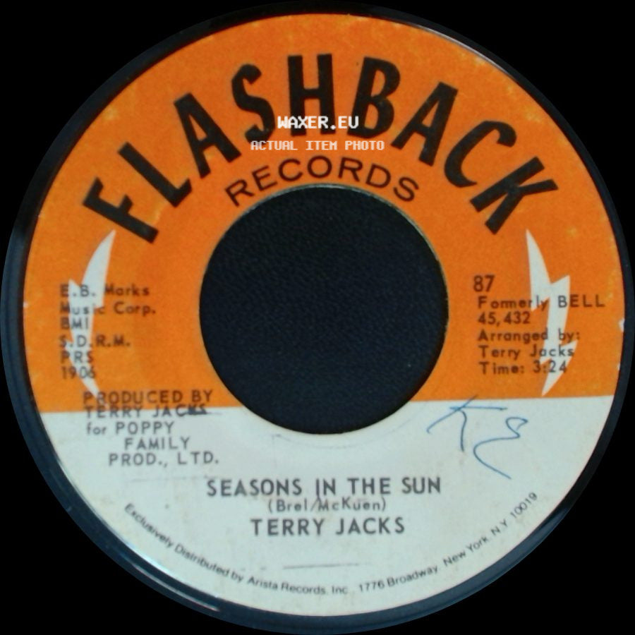 Terry Jacks - If You Go Away / Seasons In The Sun side B