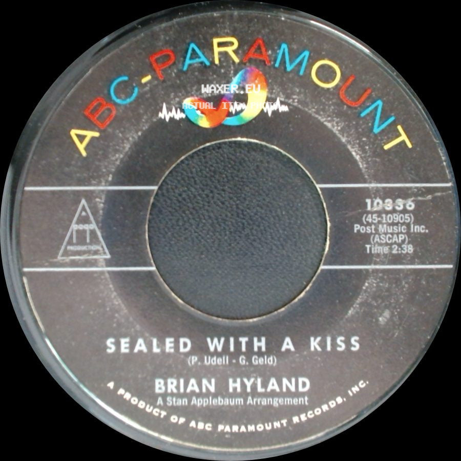 Brian Hyland - Summer Job / Sealed With A Kiss side B