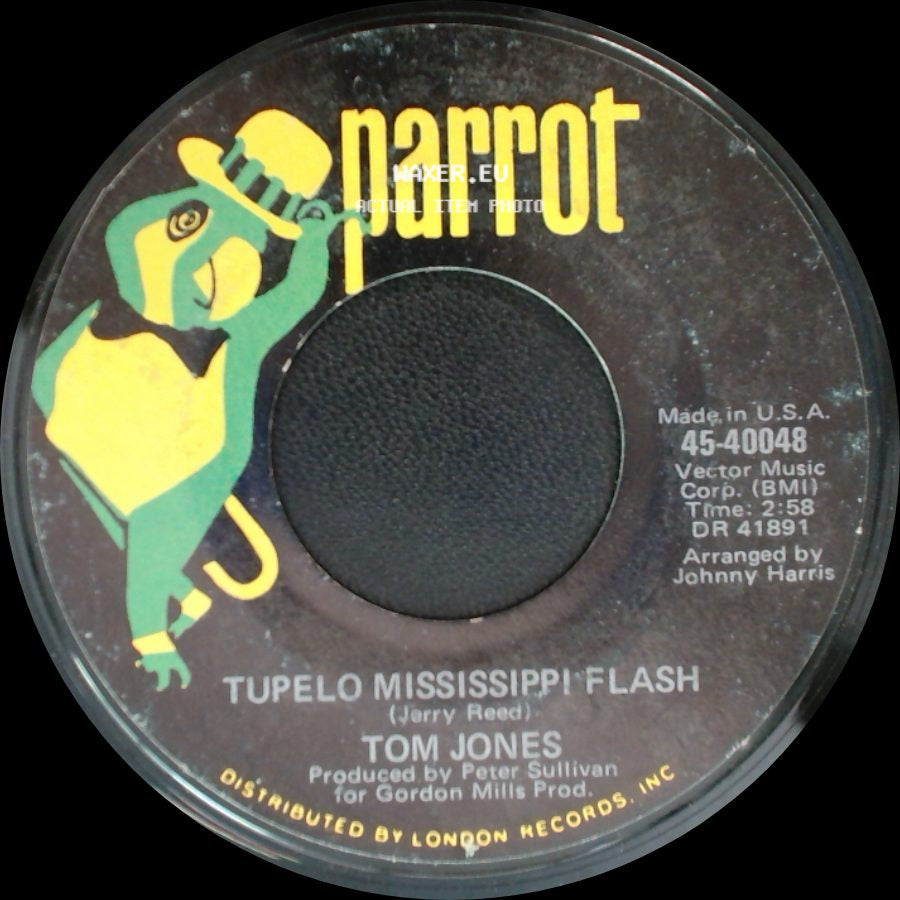 Tom Jones - Daughter Of Darkness / Tupelo Mississippi Flash side B