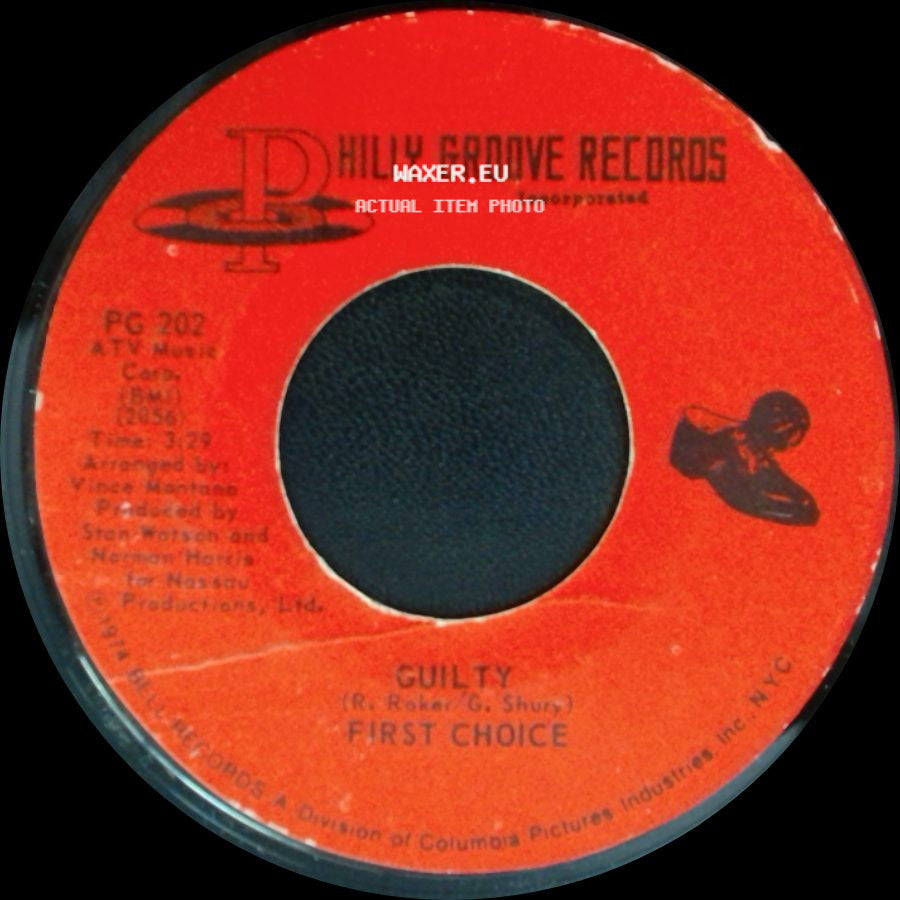 First Choice - Wake Up To Me / Guilty side B