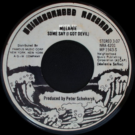 Melanie - Brand New Key / Some Say (I Got Devil) side B
