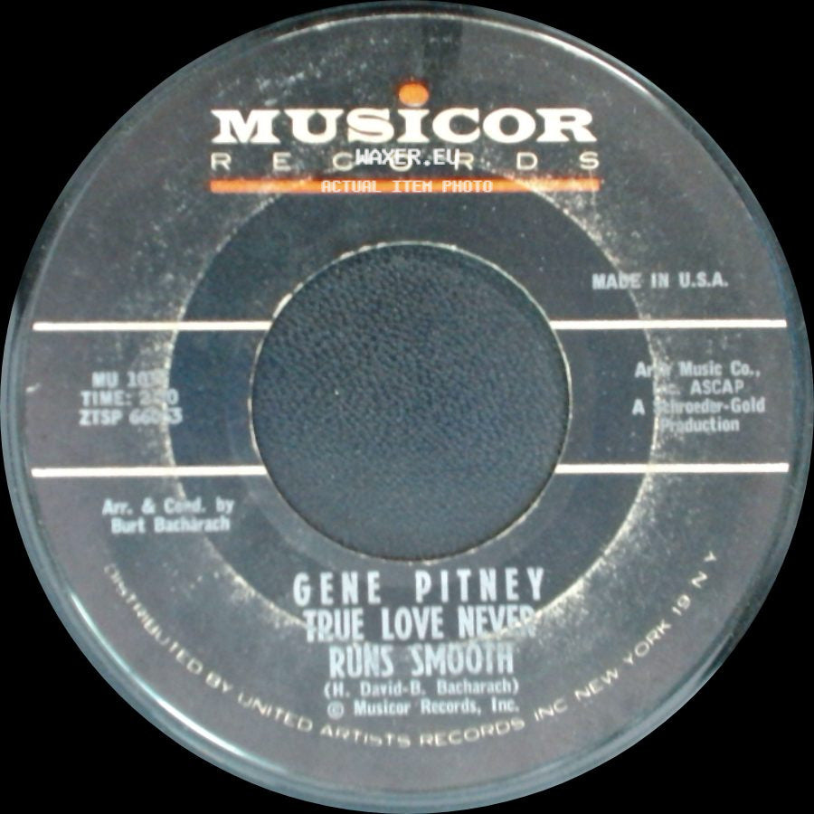 Gene Pitney - True Love Never Runs Smooth / Donna Means Heartbreak side A