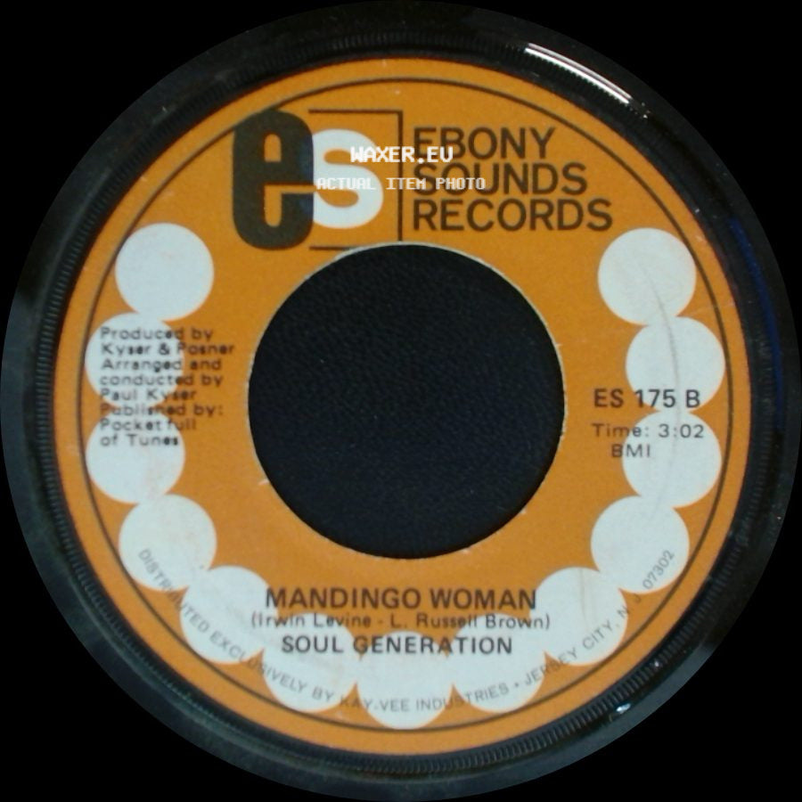 Soul Generation - That's The Way It's Got To Be Body And Soul / Mandingo Woman side B