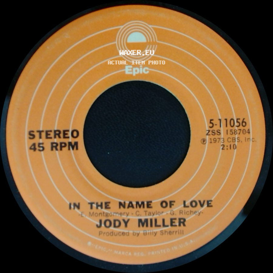 Jody Miller - In The Name Of Love / The House Of The Rising Sun side A