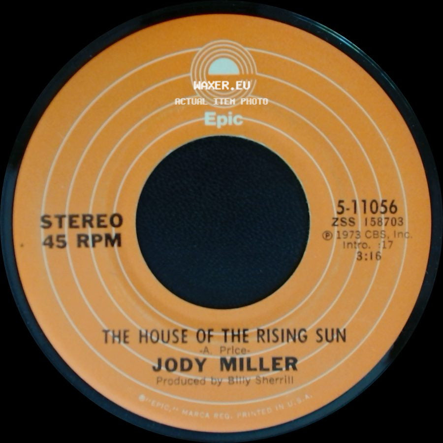 Jody Miller - In The Name Of Love / The House Of The Rising Sun side B