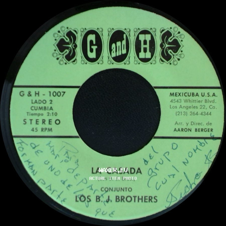 Los B. J. Brothers - La Casada / Aunque Tenga Que Soñar side A