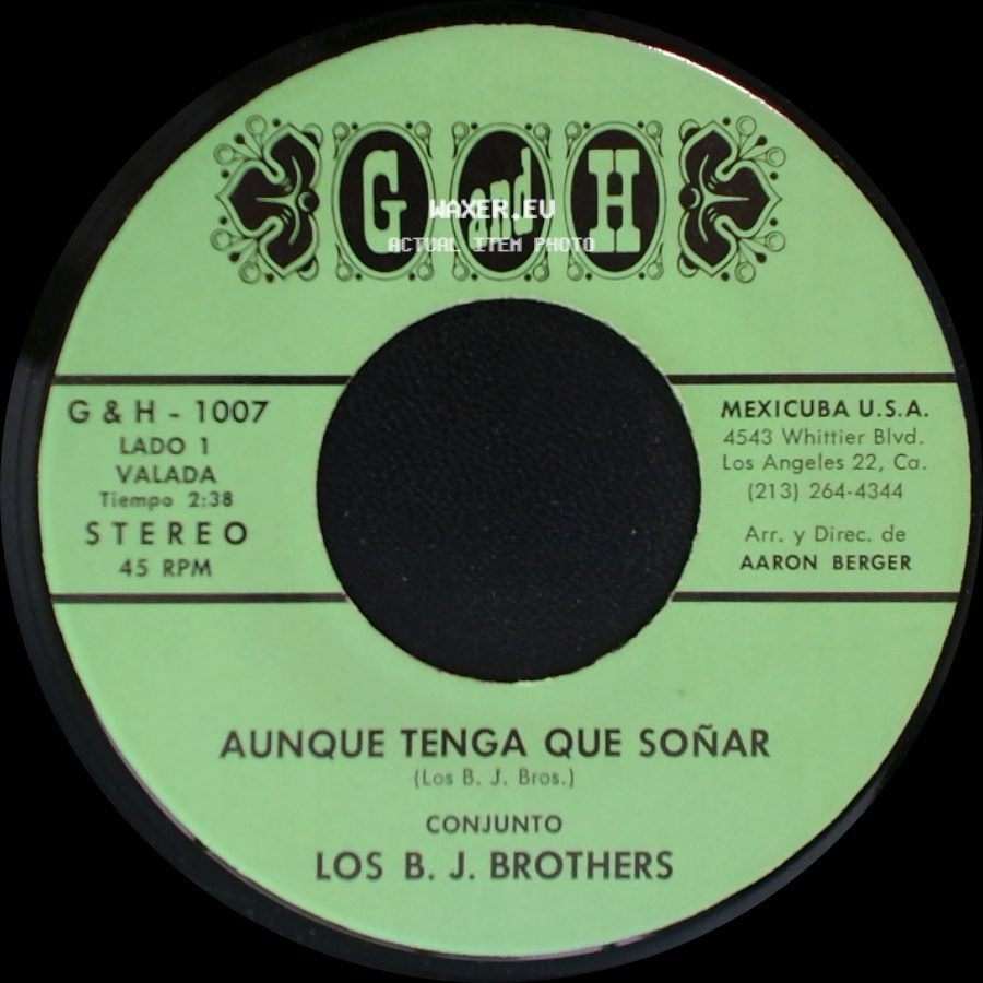 Los B. J. Brothers - La Casada / Aunque Tenga Que Soñar side B